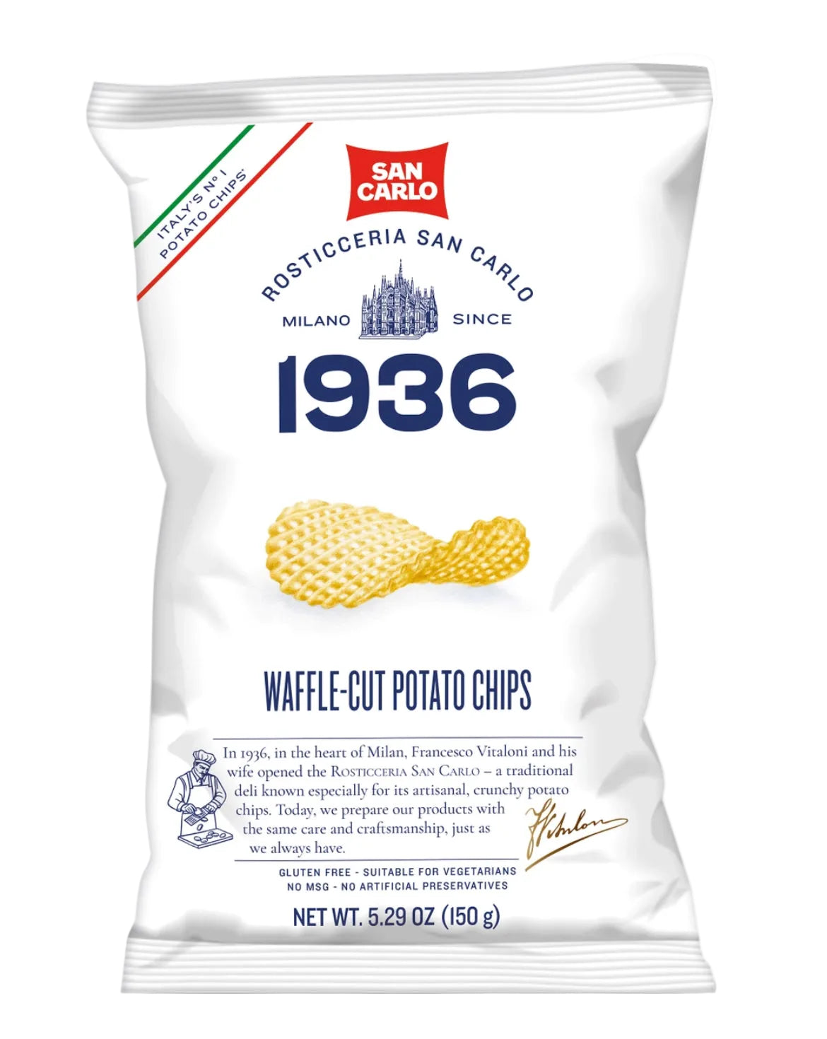 San Carlo 1936 Waffle Cut